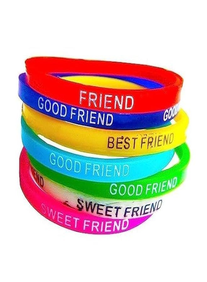 GR DESIGN® Funky Rubber Friendship Band for Girls and Boys (PACK OF 50) - Image 1